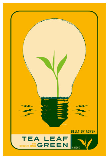 Scrojo Tea Leaf Green Poster