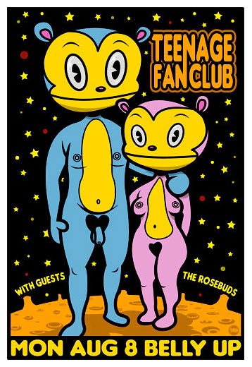 Scrojo Teenage Fan Club Poster