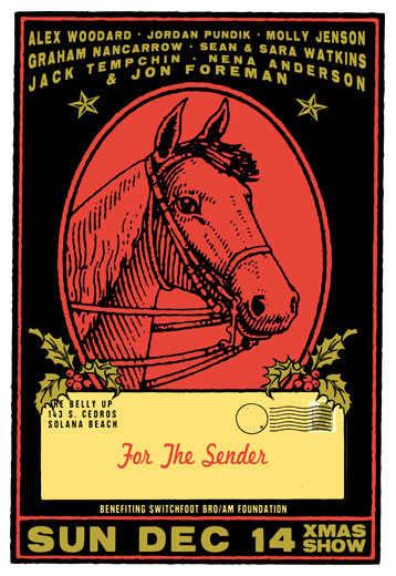 Scrojo Switchfoot For The Sender Benefit Poster