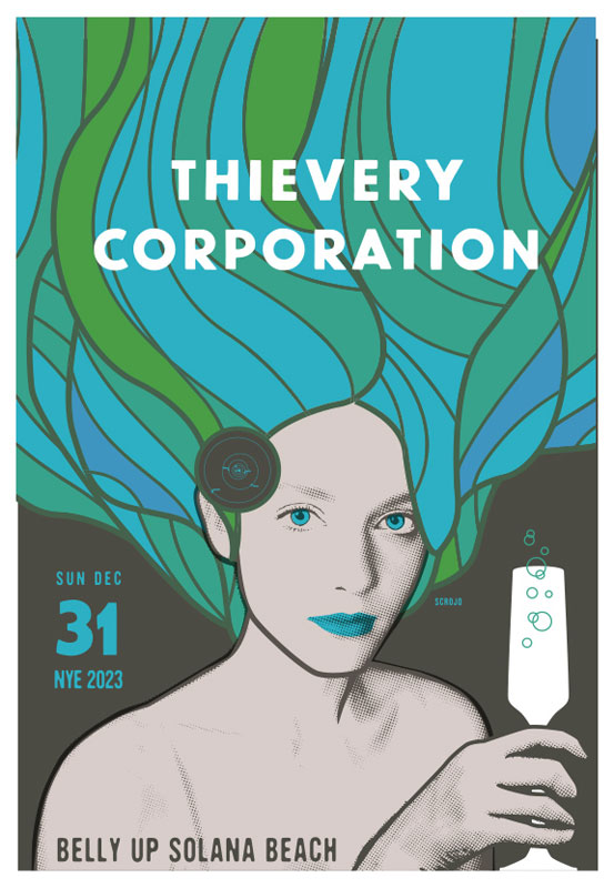 Scrojo Thievery Corporation Poster