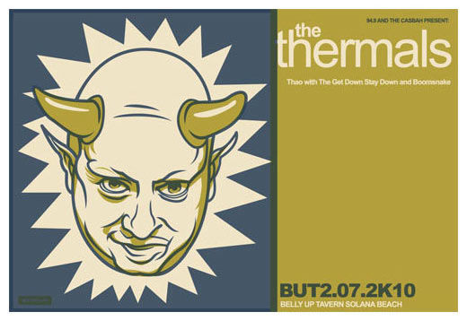 Scrojo The Thermals Poster