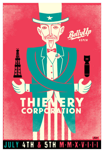 Scrojo Thievery Corporation Poster