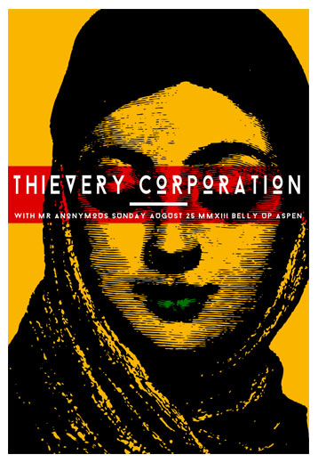 Scrojo Thievery Corporation Poster