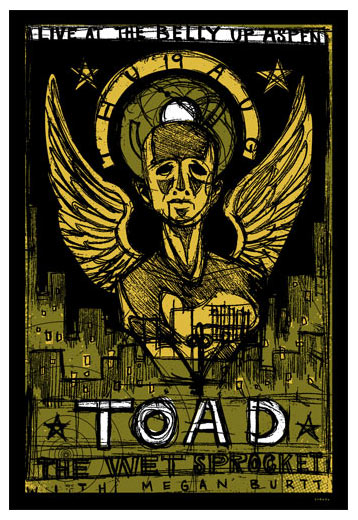 Scrojo Toad The Wet Sprocket Poster