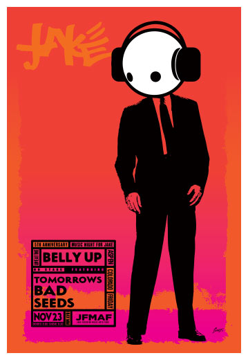 Scrojo Music Night for Jake feat. Tomorrows Bad Seeds Poster