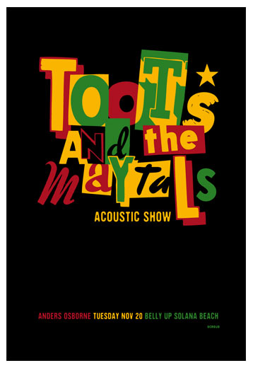 Scrojo Toots and the Maytals Poster