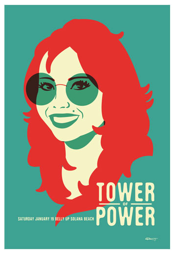 Scrojo Tower of Power Poster