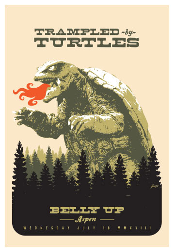 Scrojo Trampled by Turtles Poster