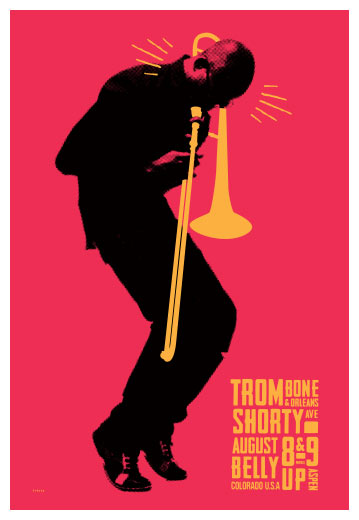 Scrojo Trombone Shorty and Orleans Ave. Poster