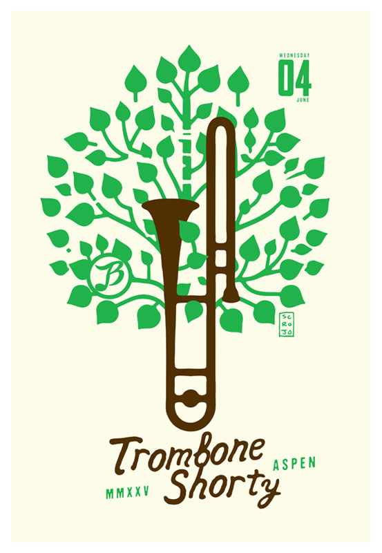 Scrojo Trombone Shorty Poster