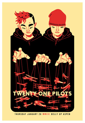 Scrojo Twenty One Pilots Poster