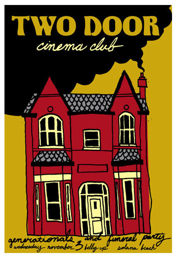 Scrojo Two Door Cinema Club Poster
