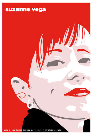 Scrojo Suzanne Vega Poster