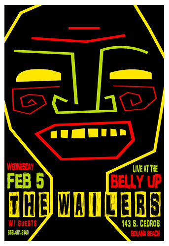 Scrojo The Wailers Poster