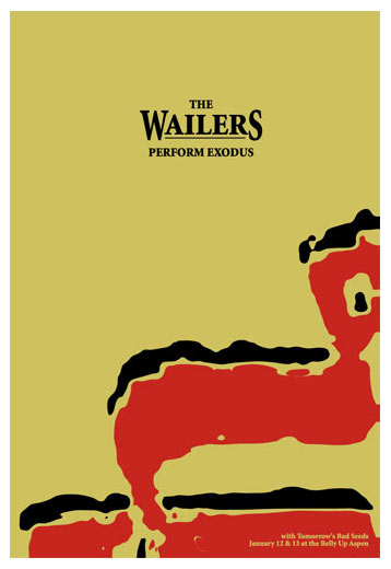 Scrojo The Wailers - Exodus Album Performance Poster