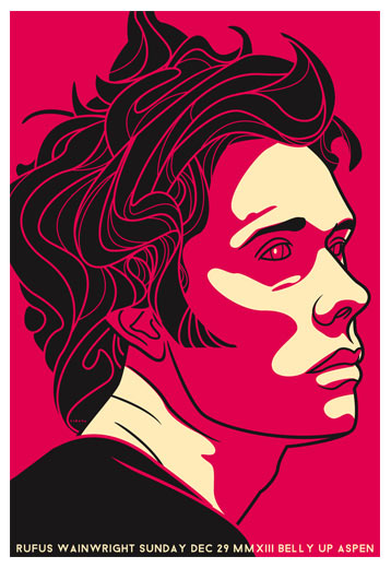 Scrojo Rufus Wainwright Poster