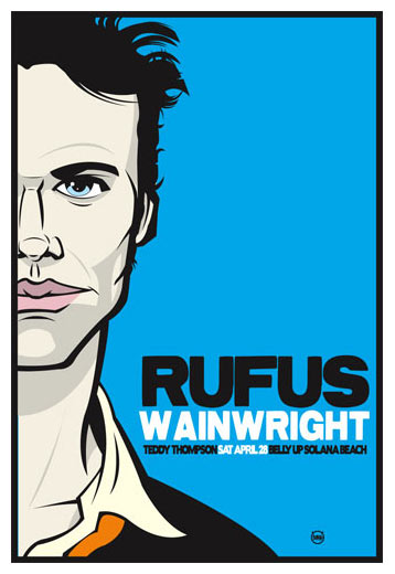 Scrojo Rufus Wainwright Poster