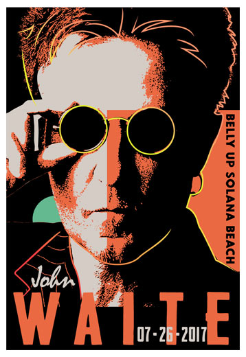 Scrojo John Waite Poster