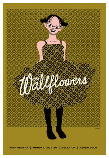 Scrojo The Wallflowers Poster