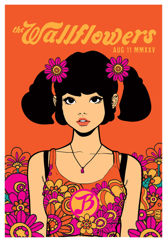 Scrojo The Wallflowers Poster