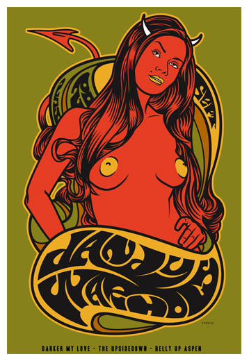 Scrojo Dandy Warhols Poster