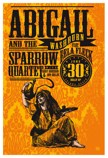 Scrojo Abigail Washburn and the Sparrow Quartet Poster