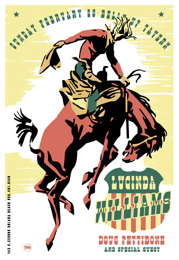 Scrojo Lucinda Williams Poster