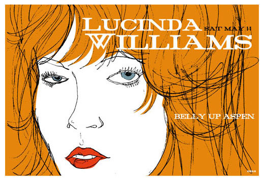 Scrojo Lucinda Williams Poster