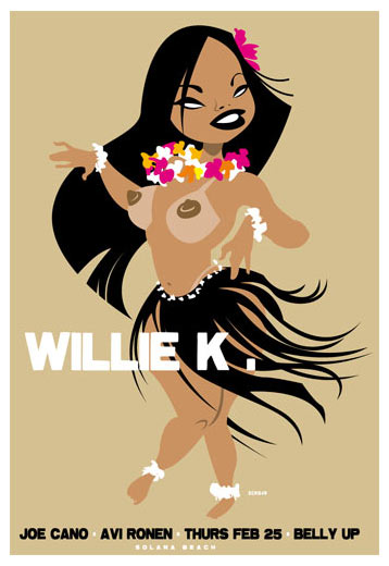 Scrojo Willie K. Poster