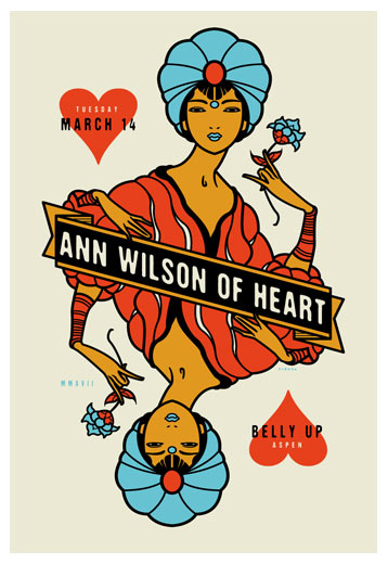 Scrojo Ann Wilson (of Heart) Poster