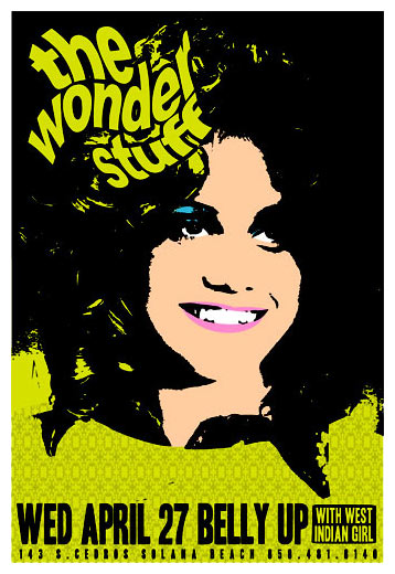 Scrojo The Wonder Stuff Poster