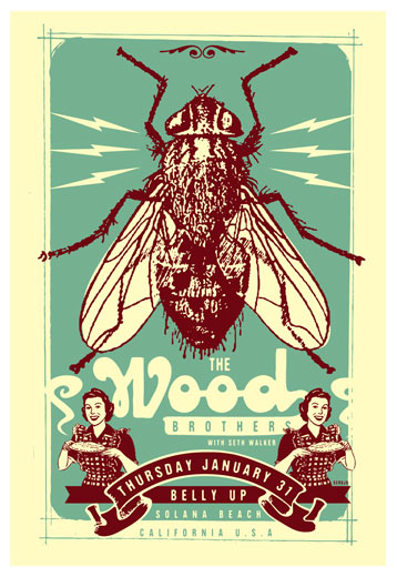 Scrojo The Wood Brothers Poster