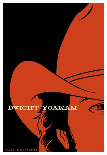 Scrojo Dwight Yoakam Poster