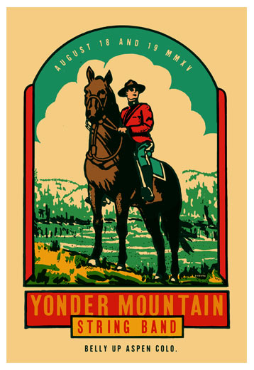 Scrojo Yonder Mountain String Band Poster