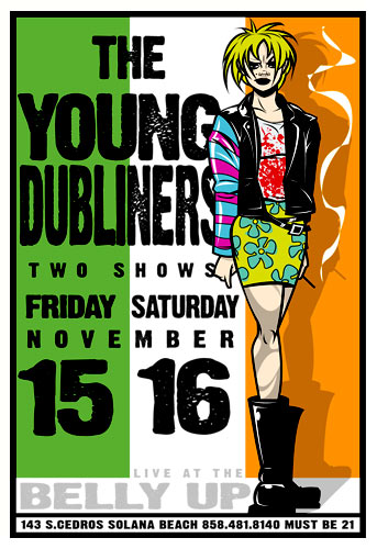 Scrojo The Young Dubliners Poster
