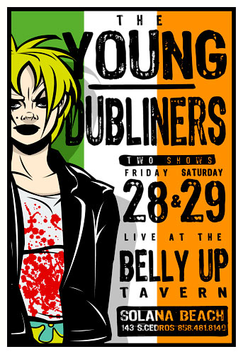 Scrojo TheYoung Dubliners Poster