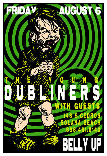 Scrojo Young Dubliners Poster