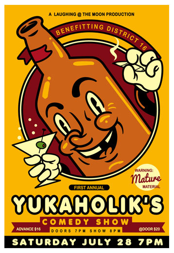 Scrojo Yukaholiks Comedy Show Poster