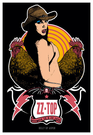 Scrojo ZZ Top Poster