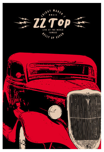 Scrojo ZZ Top Poster