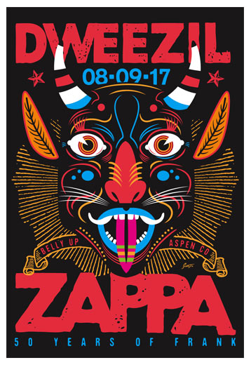 Scrojo Dweezil Zappa Poster