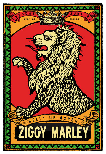 Scrojo Ziggy Marley Poster