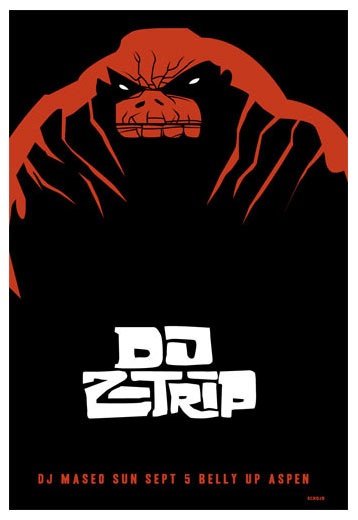 Scrojo DJ Z-Trip Poster