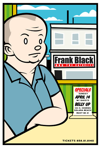 Scrojo Frank Black and the Catholics (aka Black Francis of the Pixies) Poster
