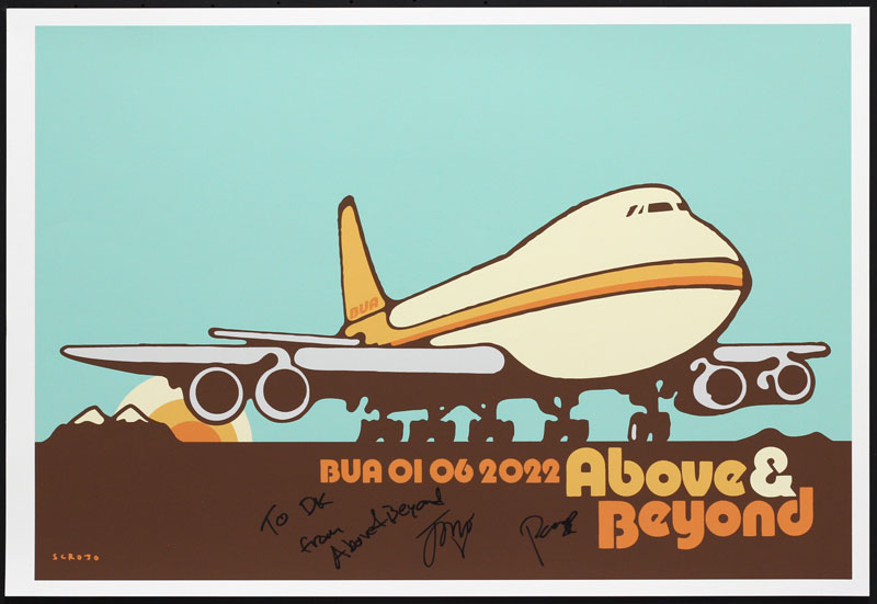 Scrojo Above and Beyond Autographed Poster