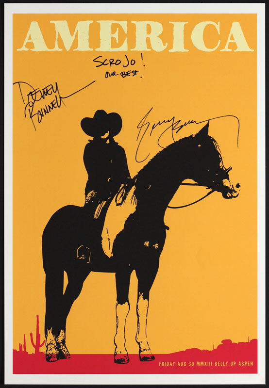 Scrojo America Autographed Poster