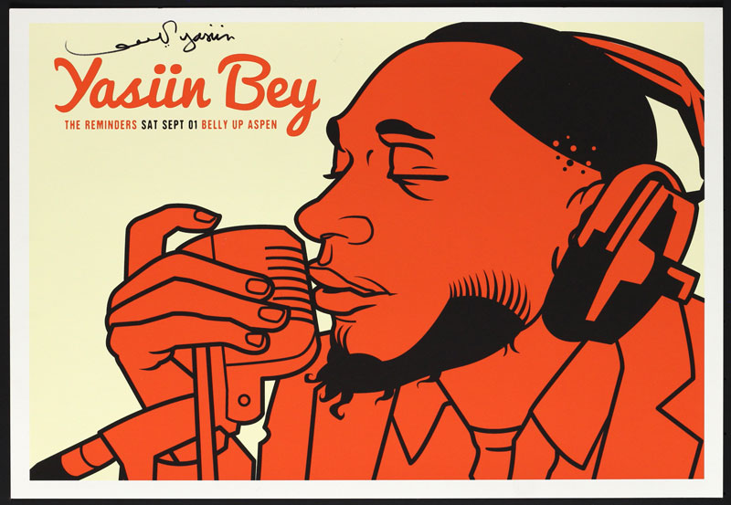 Scrojo Yasiin Bey (Mos Def) Autographed Poster