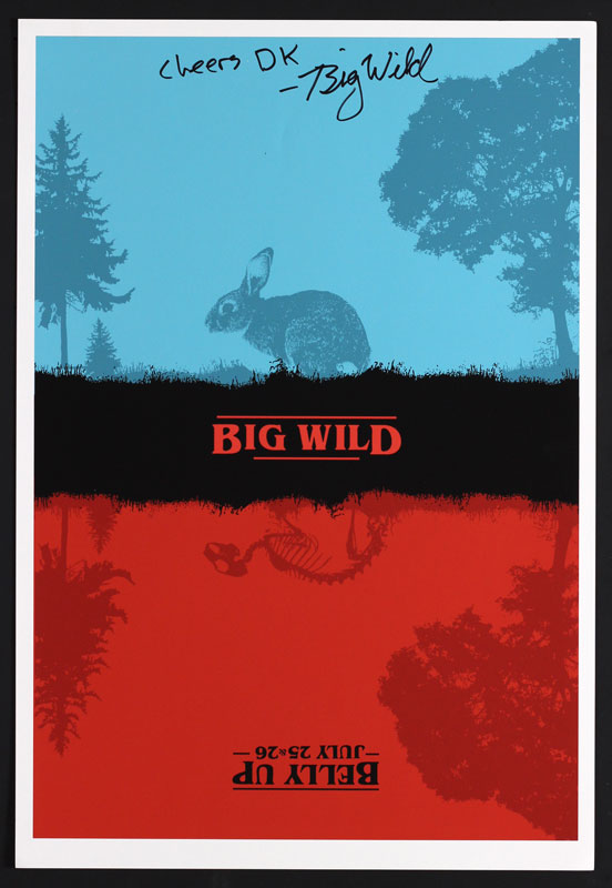 Scrojo Big Wild Autographed Poster