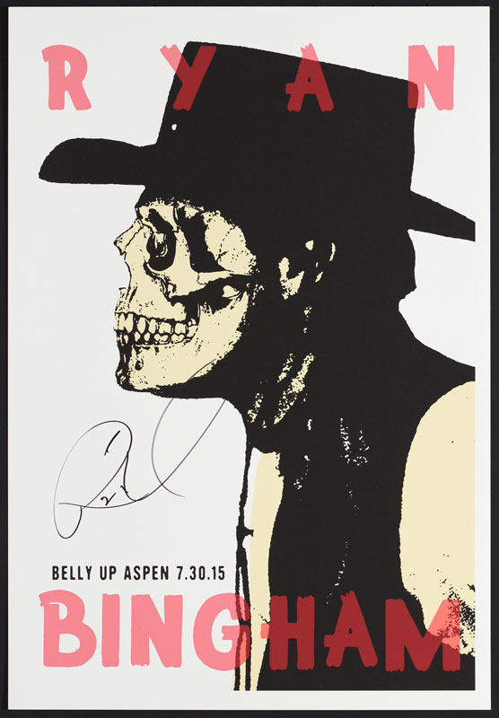 Scrojo Ryan Bingham Autographed Poster