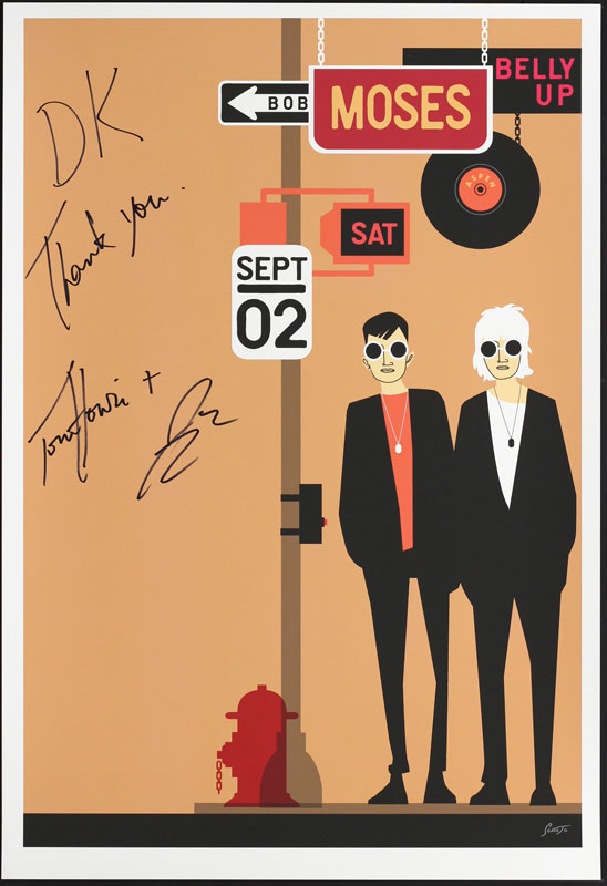 Scrojo Bob Moses Autographed Poster